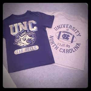 UNC Tarheel t-shirts - lot of 2